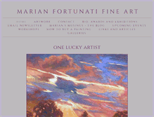 Tablet Screenshot of marianfortunati.com
